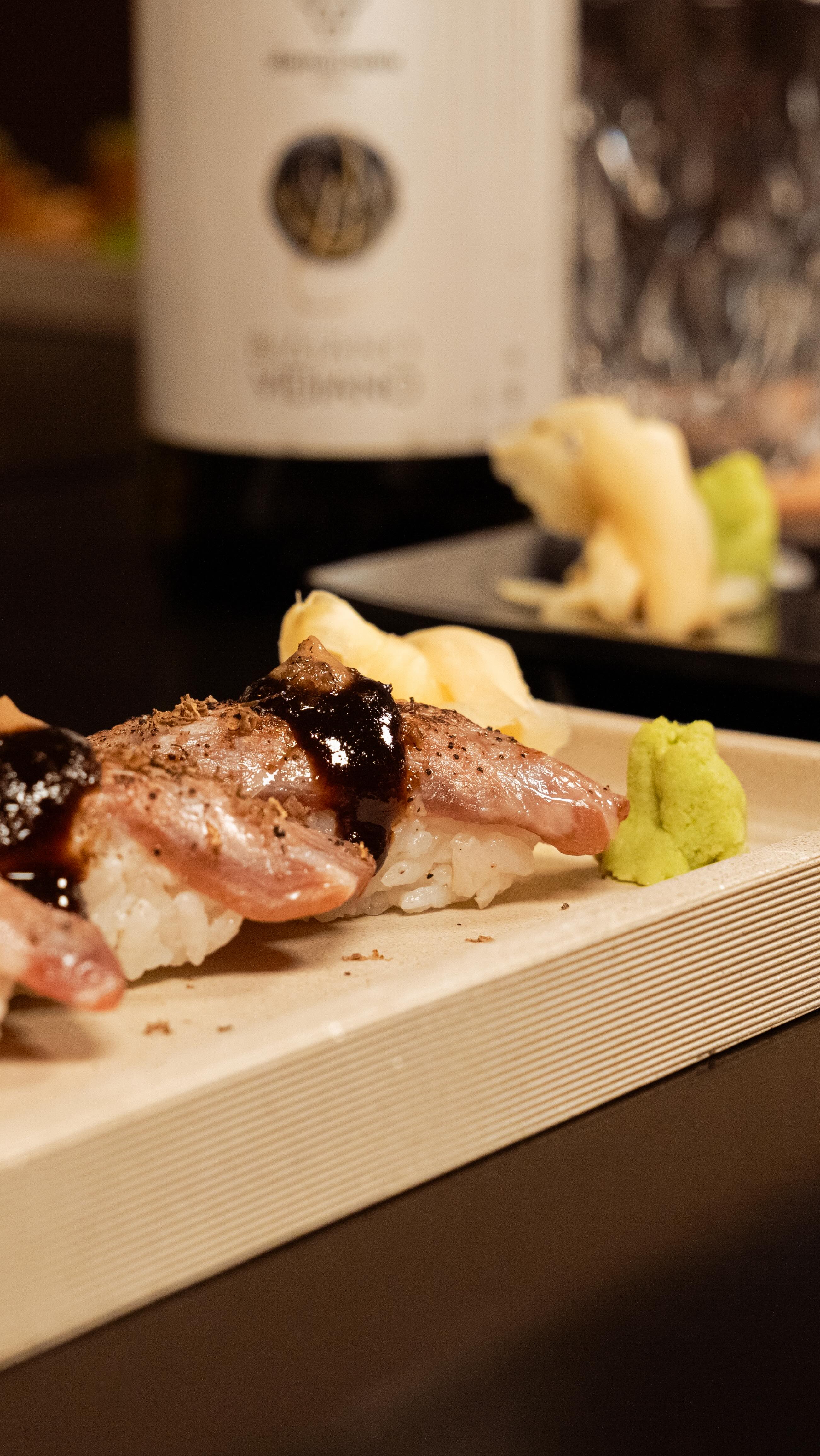 Sushi plating