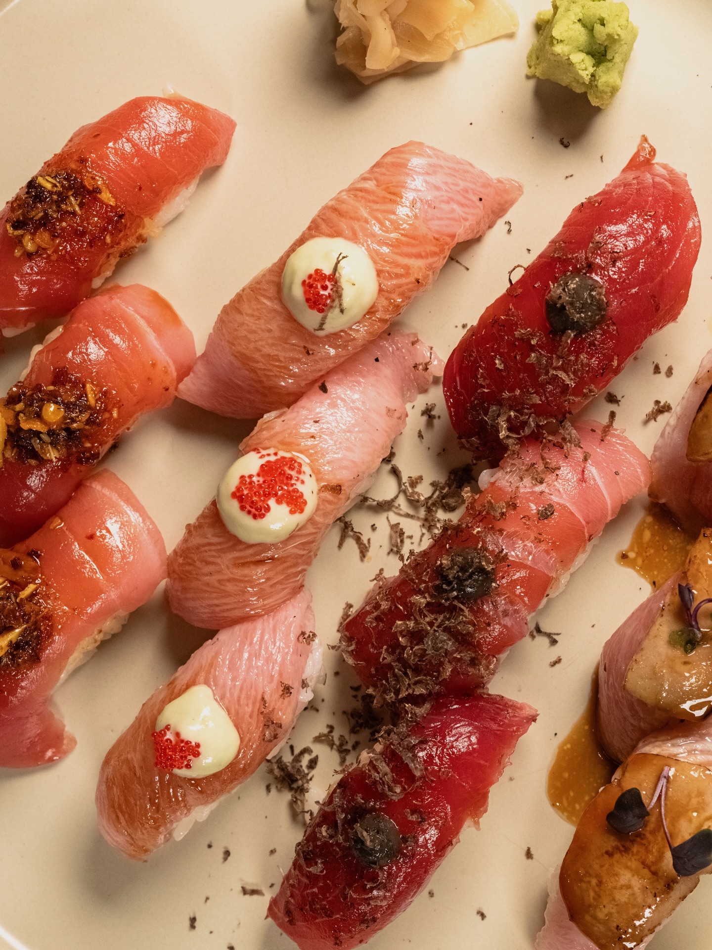 Fresh sushi at Kiny
